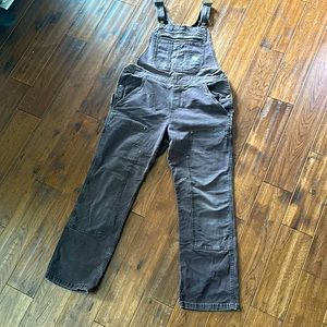Women’s Carhartt brown overalls